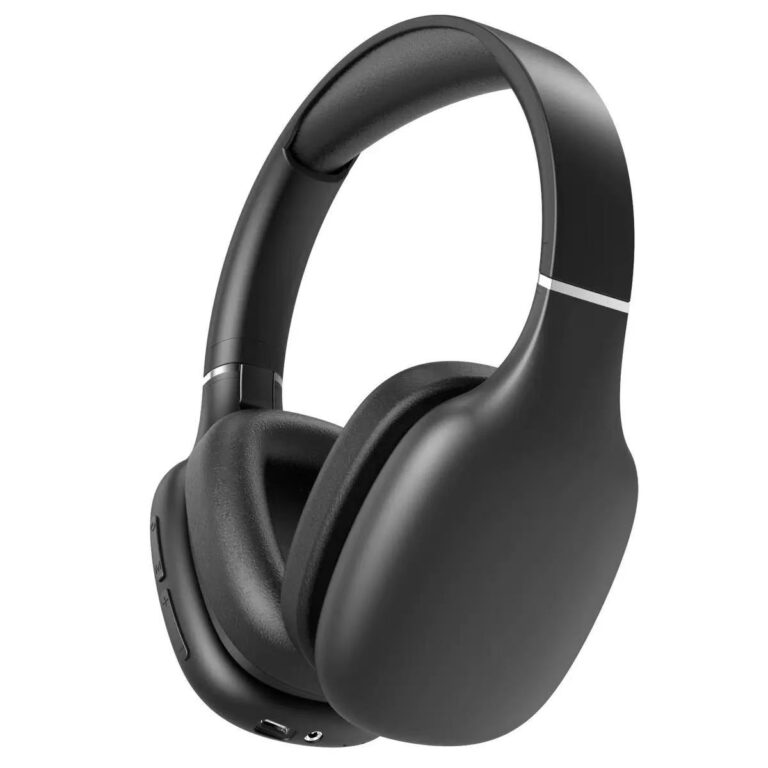 Foldable recycled plastic bluetooth headphone